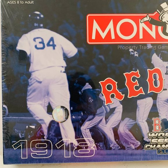 Vintage Monopoly Red Sox Edition Board Game World Series Champions New Sealed - Picture 2 of 7